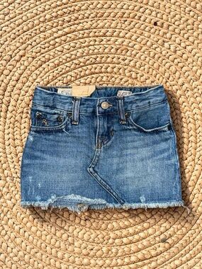 RARE Vintage Polo Ralph Lauren NWT Toddler Girls 3T Patchwork Denim Jean Skirt